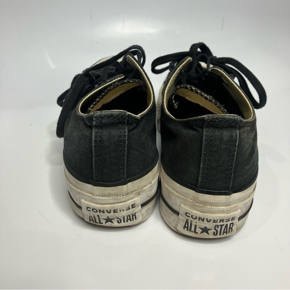 Converse black canvas platform sneakers size 7 - Picture 7 of 10